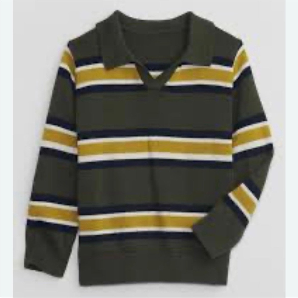 GAP toddler boy polo pullover sweater